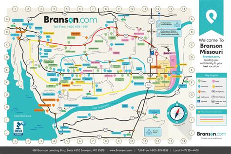 Map of Branson, MO