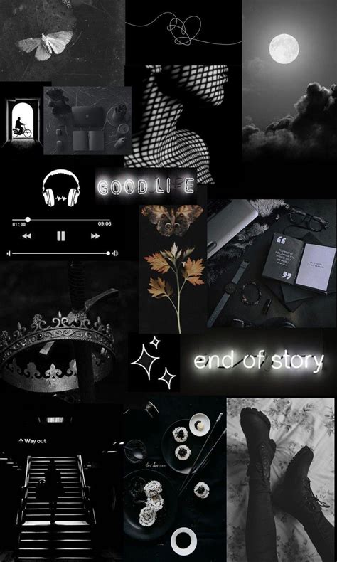 Black Aesthetic Collage Wallpapers - Top Free Black Aesthetic Collage ...