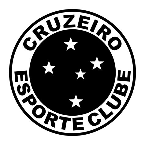 Cruzeiro Esporte Clube SC Logo Black and White – Brands Logos