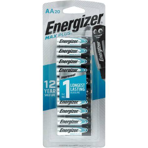 Energizer Max Plus Aa 20 Pack | Woolworths