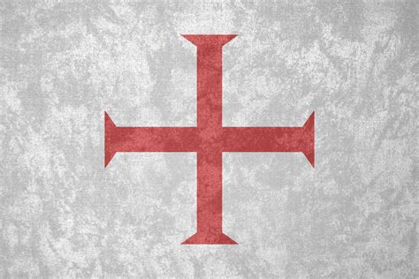 Knights Templar ~ Grunge Flag (c. 1129 - 1312) by Undevicesimus on ...