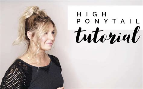 How To Make a High Ponytail With Volume! - Stacy Rody