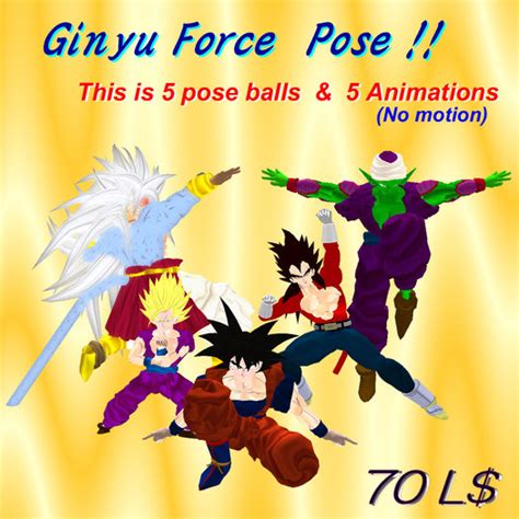 Second Life Marketplace - Ginyu Force Pose!!