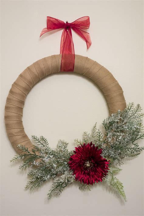 Super Simple DIY Christmas Wreath | Christmas wreaths diy, Easy ...