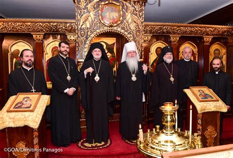 Archbishop Elpidophoros visits the center of the Orthodox Church in ...