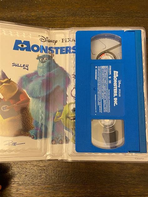 Monsters Inc Disney Pixar Pal Vhs Video Tape T Retro Walt | The Best ...