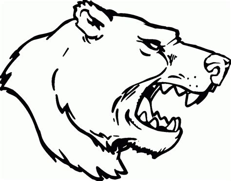 Polar Bear Outline Drawing | Free download on ClipArtMag