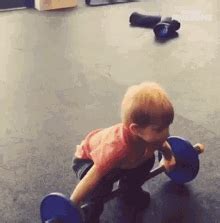 Weight Lifting Baby Gif