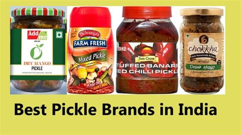 Most Popular And Best Pickle Brands In India 2022