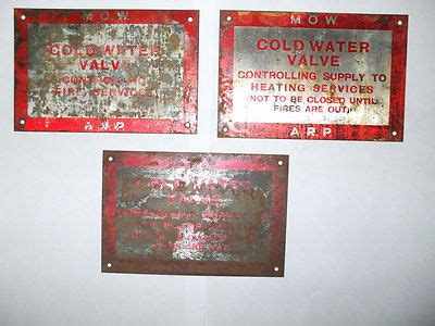 WW2 Air Raid Shelter Signs Set of 3 ARP arp A.R.P. MOW Home Front ...