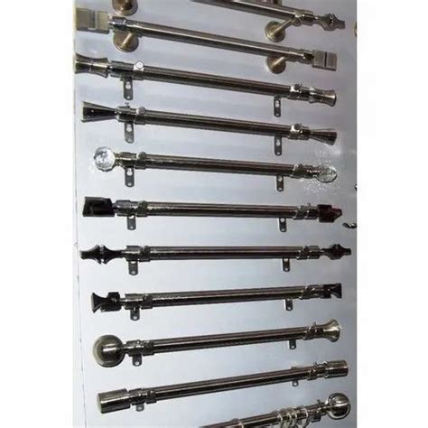 SS 2 Inch Decorative Stainless Steel Curtain Rod at ₹ 90/feet in Ghaziabad