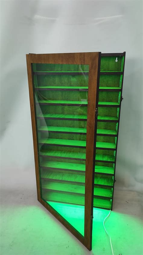 Shot Glass Display Case With Led Shot Glass Display Shelf - Etsy