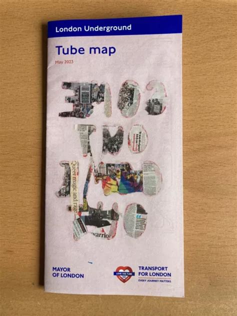 LONDON UNDERGROUND TUBE Map May 2023 Come Out Come Out Sharon Hayes EUR ...