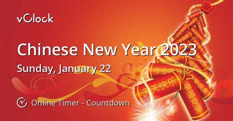 Chinese New Year 2023 Countdown – Get New Year 2023 Update