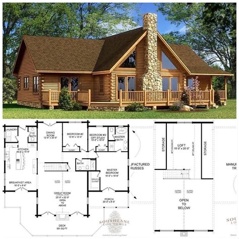 Free Lake Cabin Floor Plans - Image to u