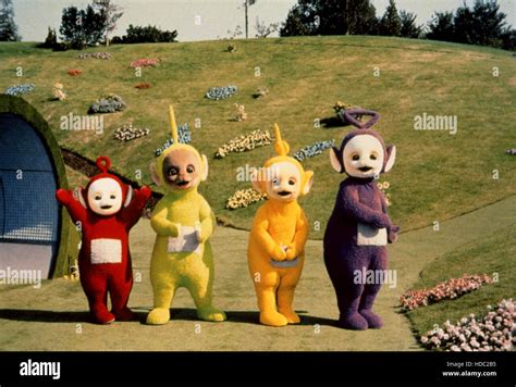 TELETUBBIES, Po, Dipsy, Laa-Laa, Tinky Winky, 1998 Stock Photo - Alamy