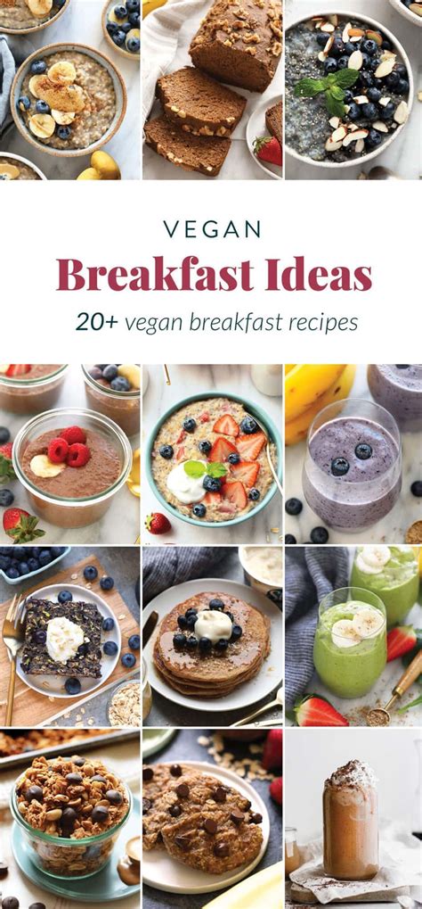 Easy Vegan Breakfast Ideas (25+ vegan breakfasts!) - Fit Foodie Finds