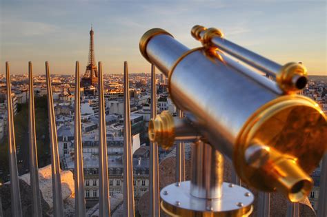 View from Arc de Triomphe of the Eiffel Tower | They must've… | Flickr