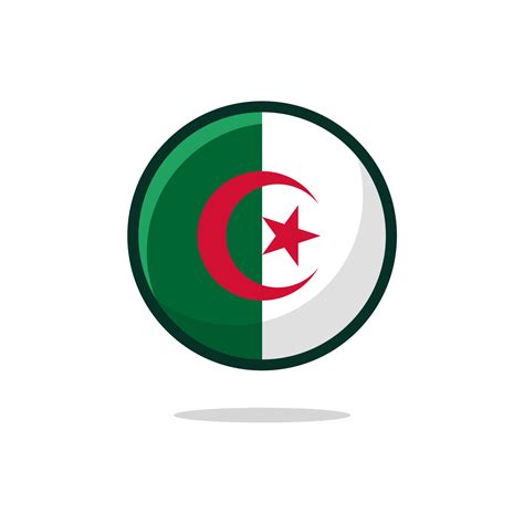 Algeria Flag Icon 9449242 Vector Art at Vecteezy