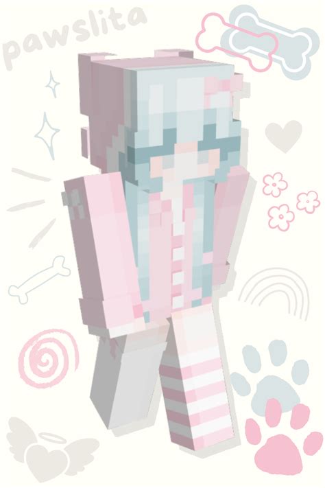 pawslita Minecraft Skin | Minecraft skins kawaii, Minecraft skins cute ...