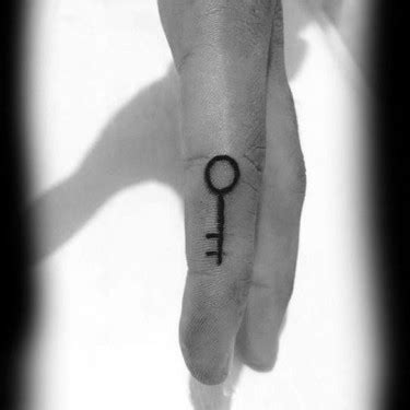 Simple Key Tattoo Designs