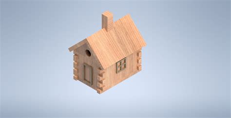 Log Cabin Bird House Plan - Etsy