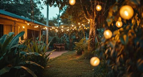 Installing string lights in the backyard: Guide? - Amazing Picks ...