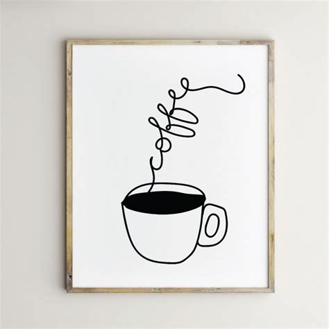 Coffee Artwork, Coffee Print, Coffee Art, Coffee Art Print, Coffee ...