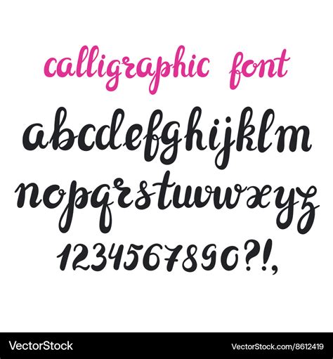 Brush Calligraphy Font