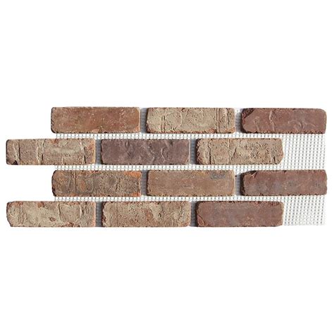 Old Mill Thin Brick Systems Panel Brick Veneer Siding at Lowes.com