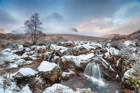 Premium Photo | Glen etive waterfalls