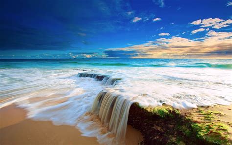 Animated Beach Waves Screensaver Ocean Waves Calming Relaxing Nature ...