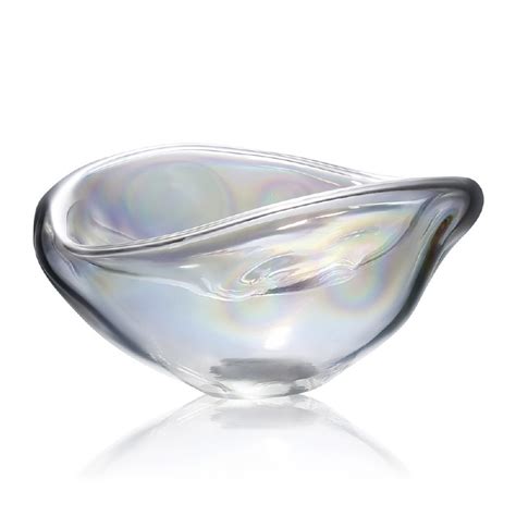 12" Clear Double Wall Glass Bowl - Wilford & Lee Home Accents