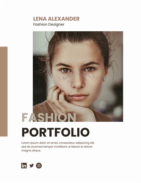 Fashion Design Portfolio Layout