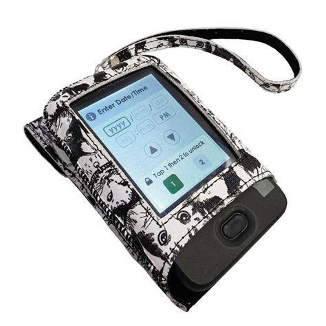 Dexcom G6 Receiver Touchscreen Genuine Leather Case With Clip White Cat ...