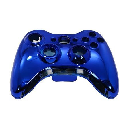 Chrome Blue Controller Shell for Xbox 360 Wirless Controller