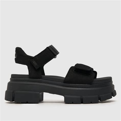 UGG Black Ashton Sandals - ShoeFreak