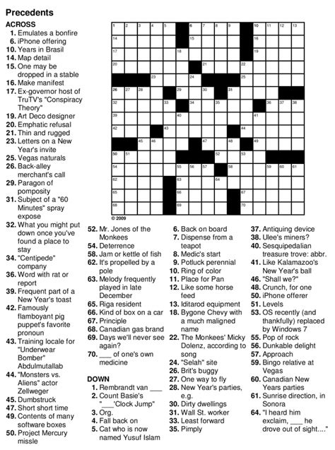 Easy Crossword Puzzles for Seniors | Activity Shelter