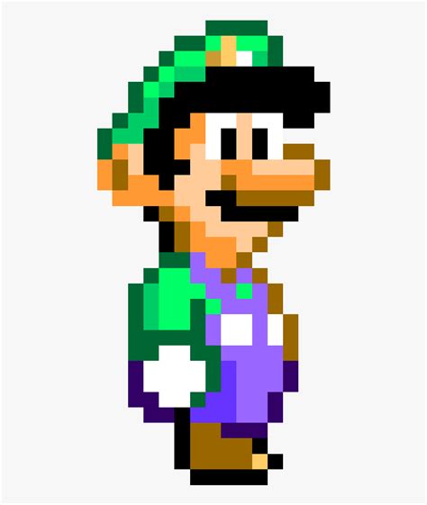 Super Mario World Luigi Sprite, HD Png Download , Transparent Png Image ...