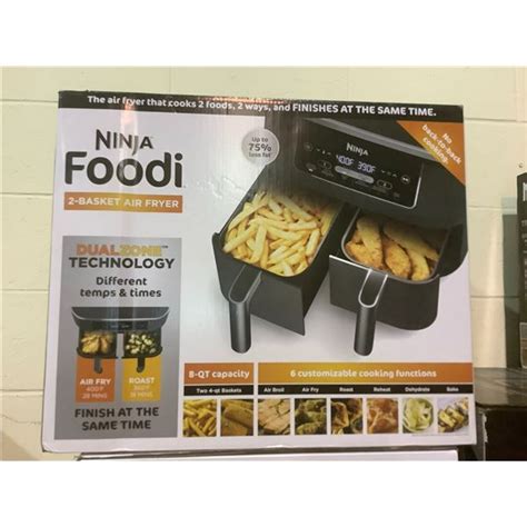 NINJA FOODI 2-BASKET AIR FRYER