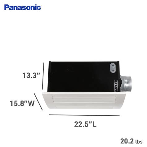 Panasonic WhisperWarm 0.7-Sone 110-CFM White Bathroom Fan and Heater in ...