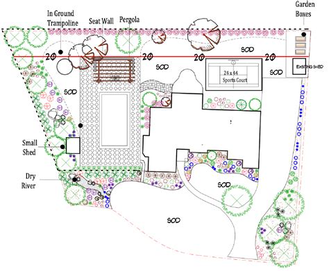 Landscape Plans for Backyard and Front yard - Nesting With Grace