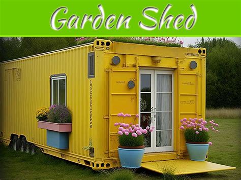 How To Convert A Shipping Container Into A Garden Shed | My Decorative