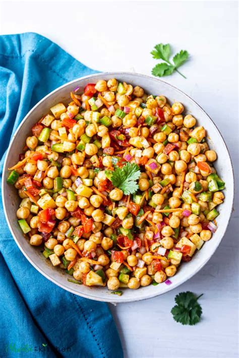 Easy Chana Salad Recipe | Indian Chickpea Salad - Shweta in the Kitchen