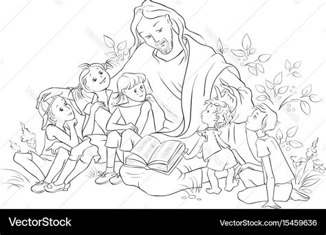 Kneeling Bible Character Coloring Pages