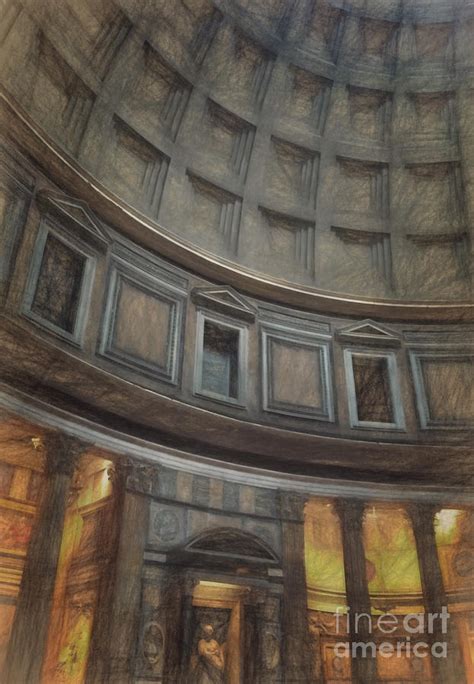 Pantheon Interior Digital Art by HD Connelly - Fine Art America