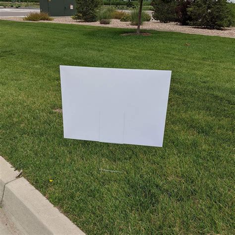 AmazonSmile : 10 Quantity Blank Yard Signs 18x24 with h-stakes for ...