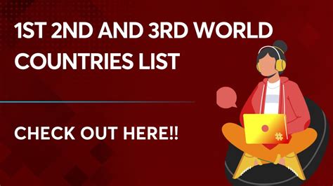 1st 2nd and 3rd World Countries List - Check the details here!