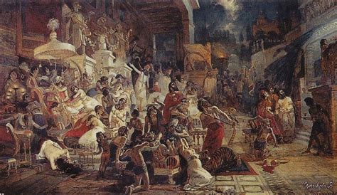 Belshazzar's Feast, 1874 - Vasily Surikov - WikiArt.org