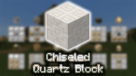 Chiseled Quartz Block - Wiki Guide - 9Minecraft.Net